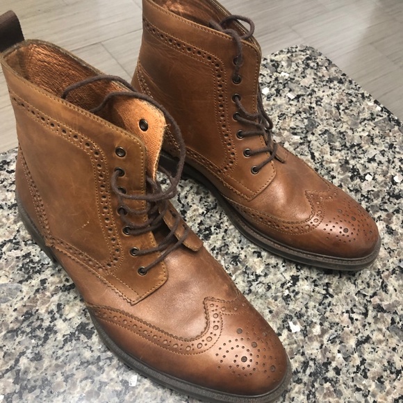 Stafford Other - Brown Wingtip Boots!